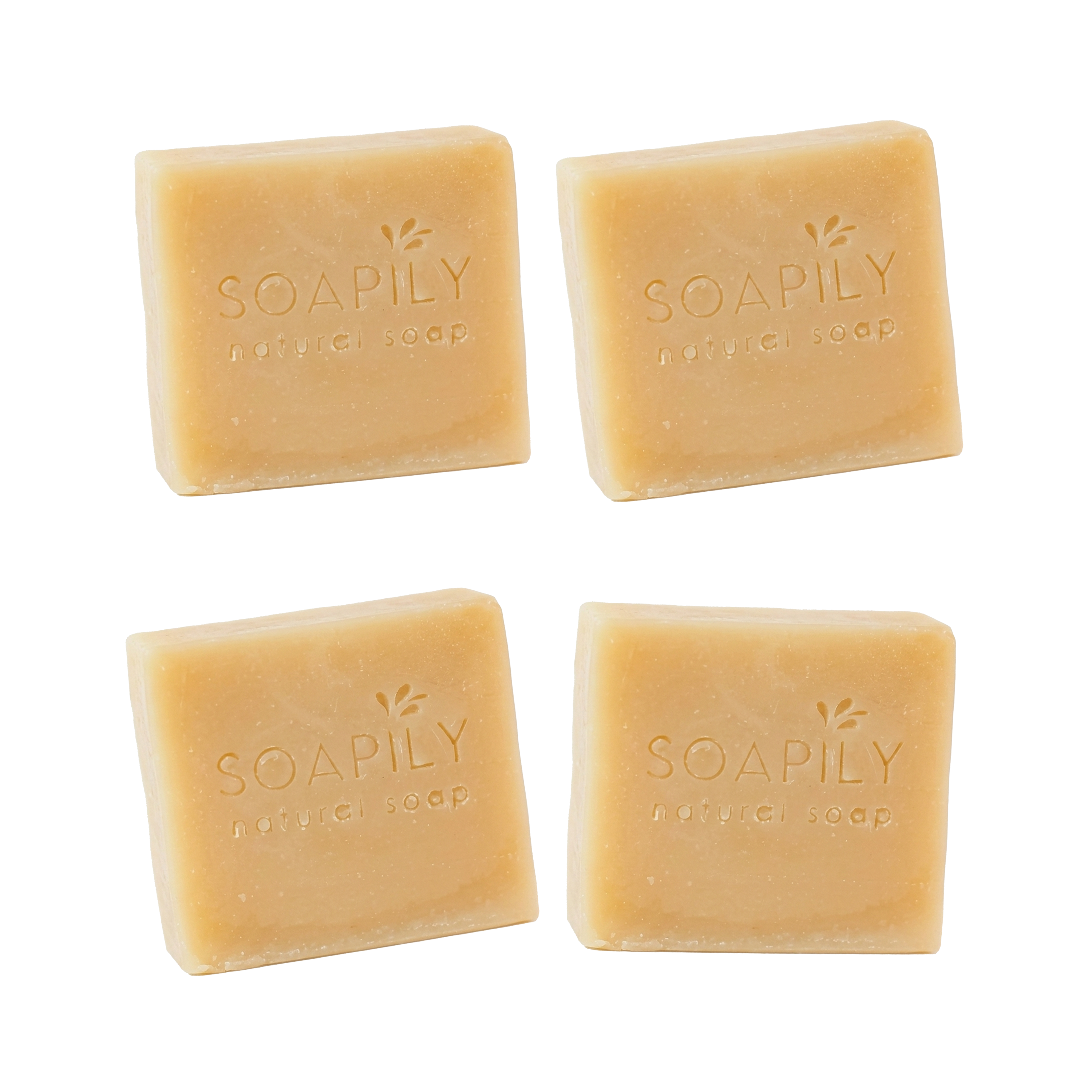 4Pcs SOAPILY Goat Milk & Honey Natural Soap Skin Barrier Brightening Dry Skin