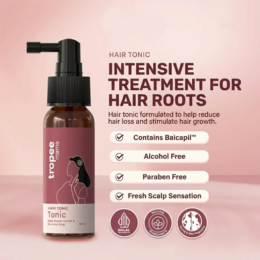 Tropee Mama Hair Treatment Tonic 60ml Anti Hair Loss Hair Growth Scalp Care
