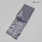 Hadinata Premium Superfine Cotton Batik Fabric Datura Grey – 3 Meter Fabric