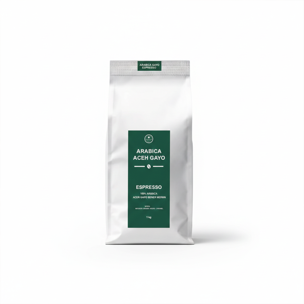 100% Aceh Gayo Arabica Coffee 500g – Medium Grind Espresso Roast Beans