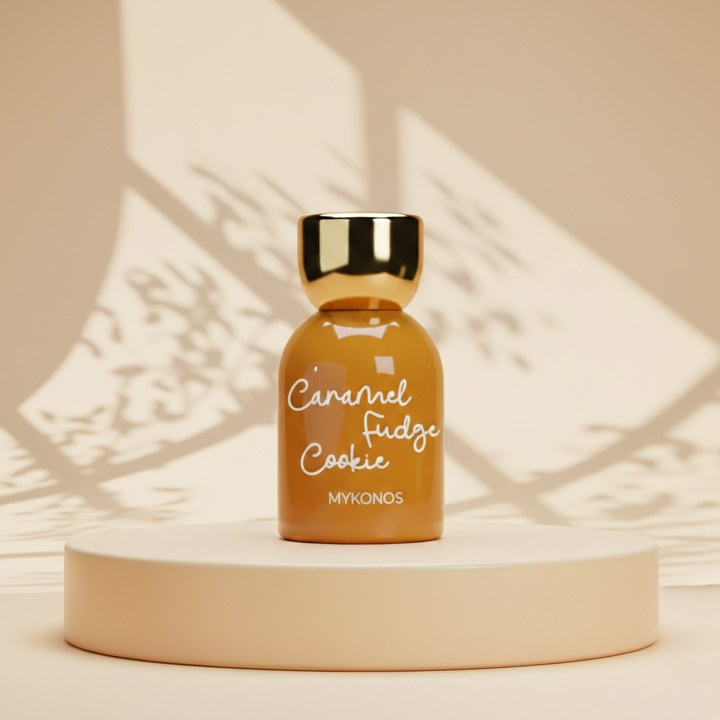 Mykonos Caramel Fudge Cookie Eau de Parfum 50ml Warm Sweet Dessert Luxury Scent