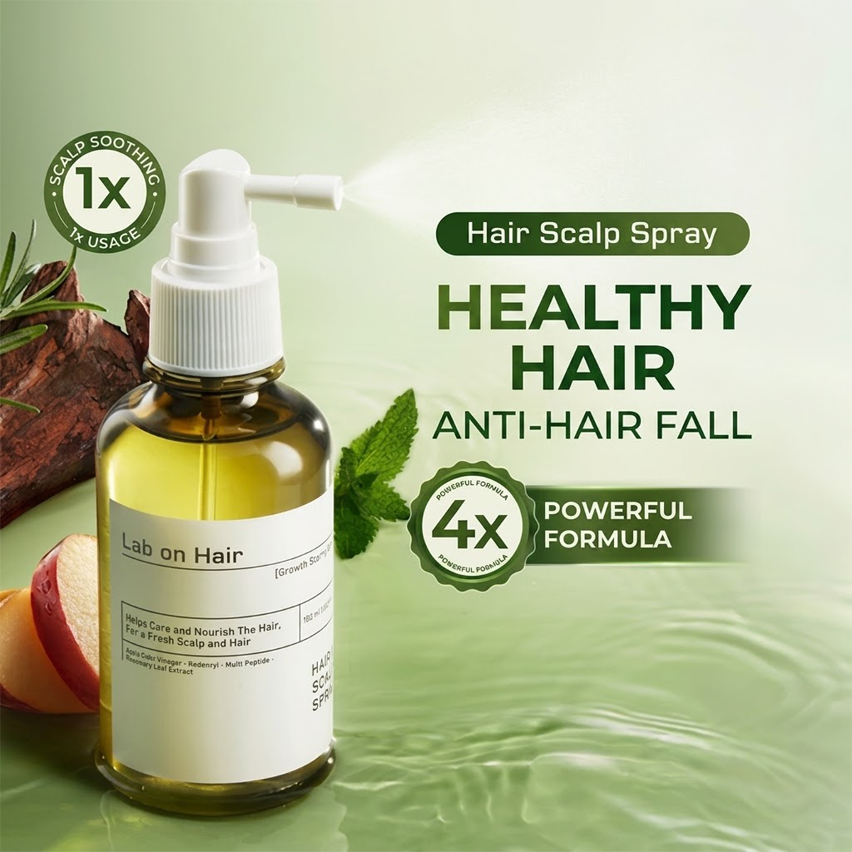 Lab On Hair Scalp Spray Hair Tonic Anti Hair Loss Strengthening Scalp Care