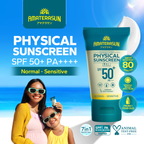 AMATERASUN Real SPF Certified Physical Sunscreen SPF 50+ PA++++ (2-Pack)