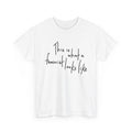 This Is What A Feminist Looks Like – Hand Lettered Statement Graphic T-Shirt