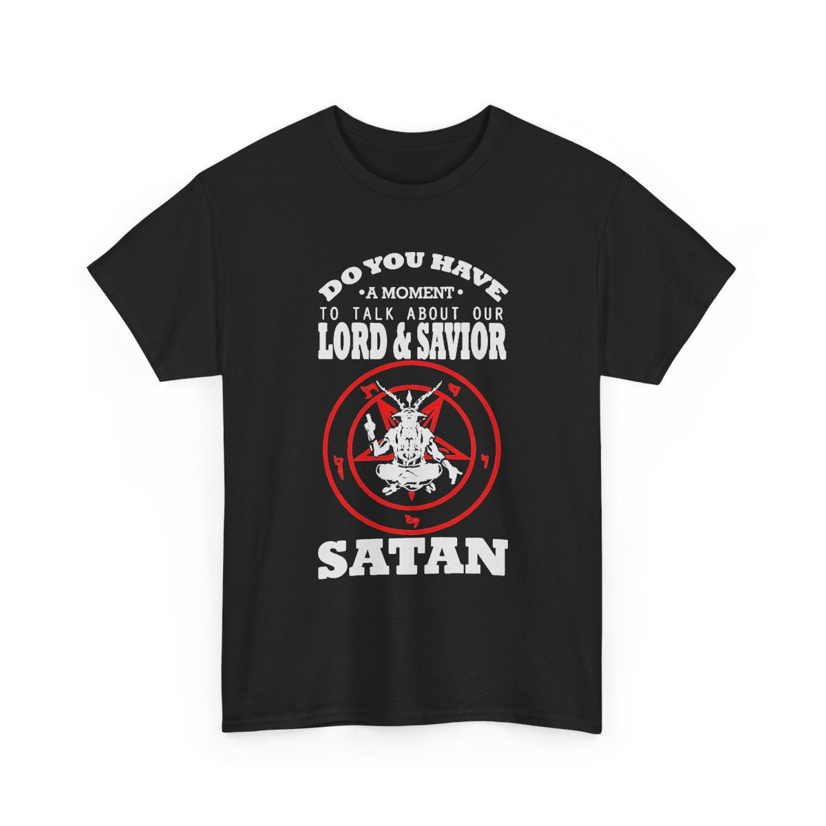 Lord and Savior Satan – Blackcraft Cult Witchcraft Graphic T-Shirt