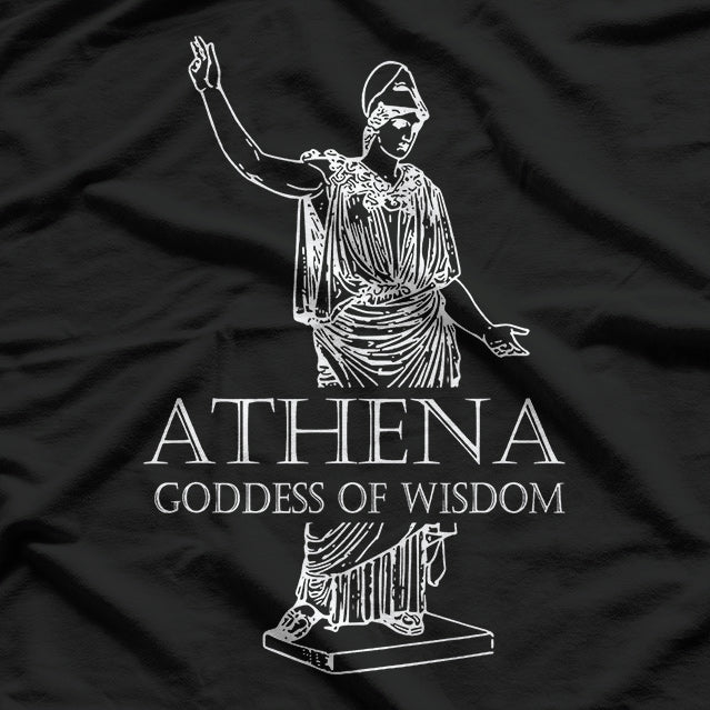 Athena Goddess of Wisdom in Greek Mythology T-Shirt