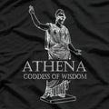 Athena Goddess of Wisdom in Greek Mythology T-Shirt