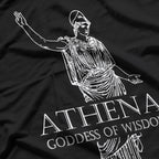 Athena Goddess of Wisdom in Greek Mythology T-Shirt