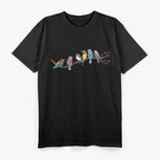 Cute Colorful Watercolor Birds, Essential T-Shirt
