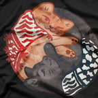 Arabic Cats Wearing Kufiya T-Shirt
