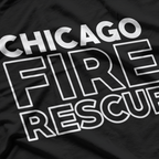 Chicago Fire Rescue Department Firefighters T-Shirt