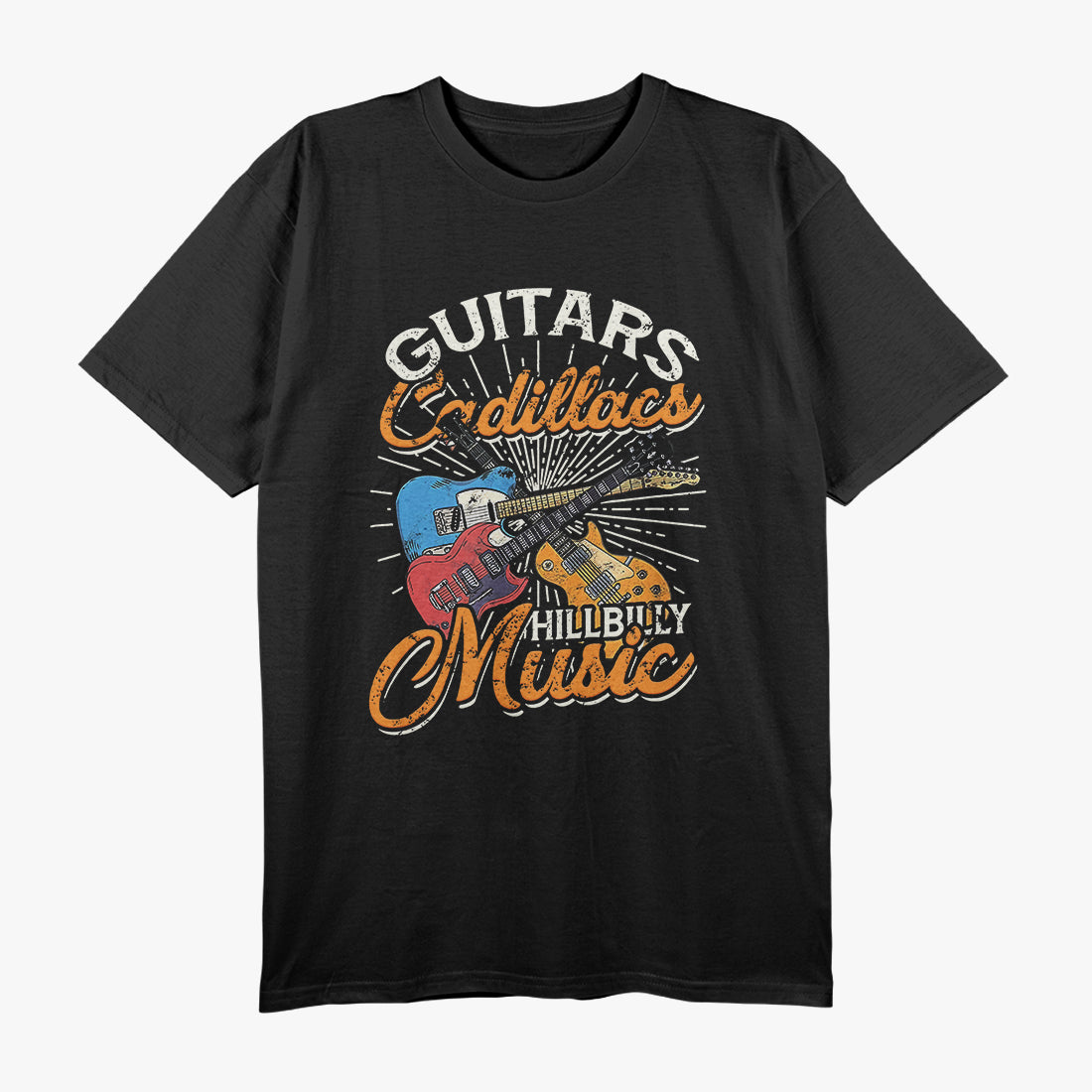 Guitars & Music: A Tribute to Yoakam – Country Songs and Legends T-Shirt
