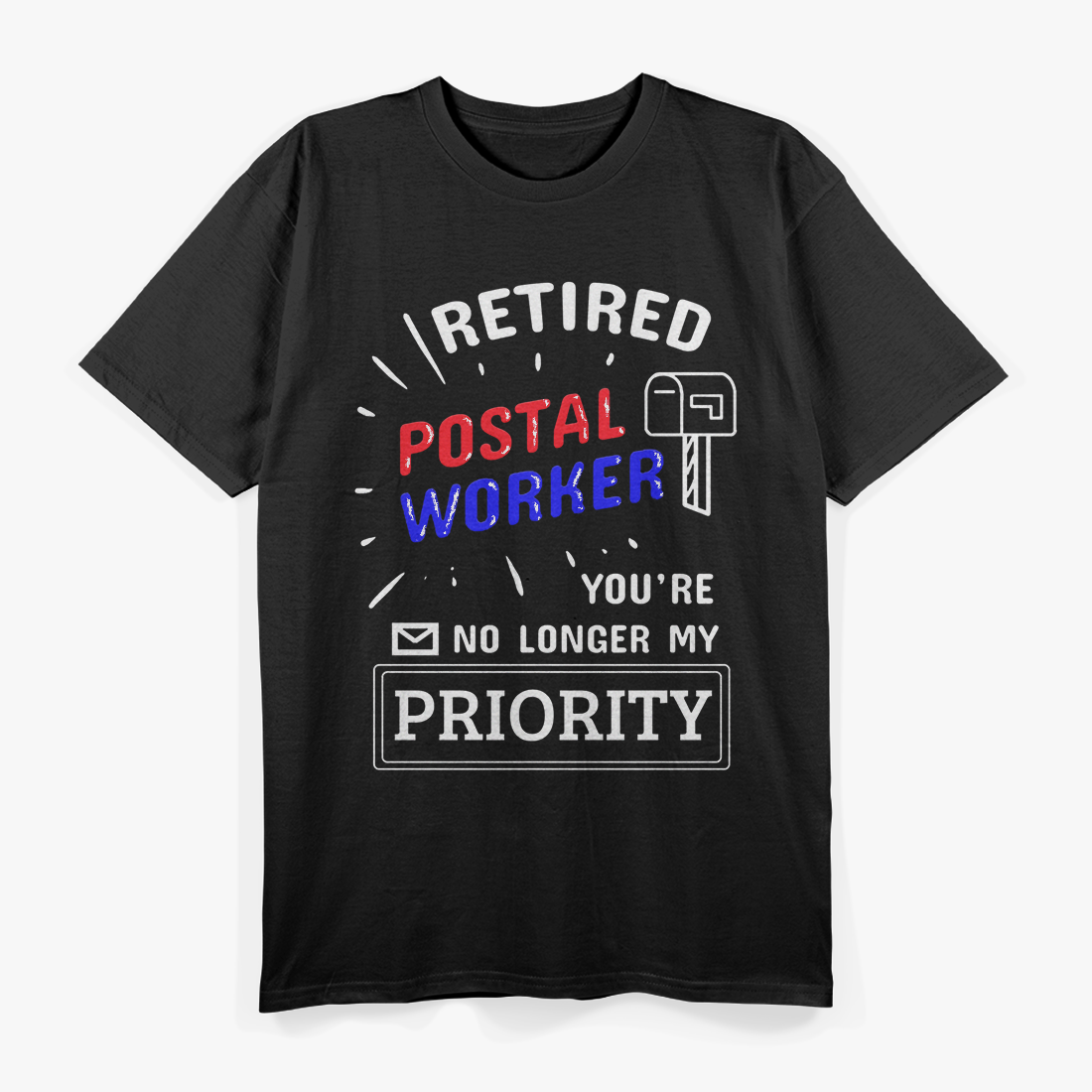 Retired Post Office Postal Worker Retirement Postman T-Shirt