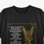 St. Michael the Archangel Prayer Divine Protector and Defender T-Shirt
