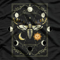 Tarot Card Moth of Transformation and Mystical Wisdom T-Shirt