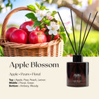 Secret Garden Apple Blossom Reed Diffuser 140ml – Aromatherapy Home Fragrance Diffuser