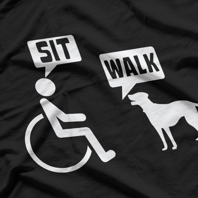 Wheelchair Humor Joke For A Disability In A Wheelchair T-Shirt