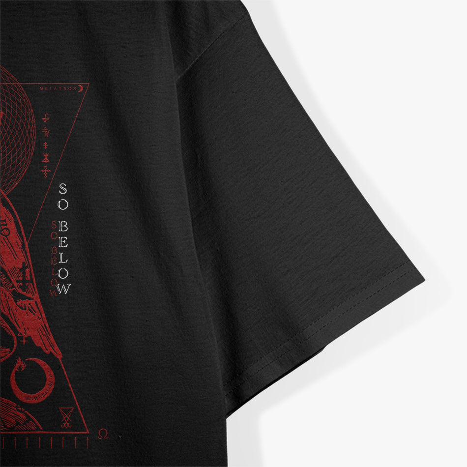 As Above, So Below Occult Symbolism T-Shirt