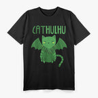 Cathulhu Cat Demon Octopus Monster T-Shirt