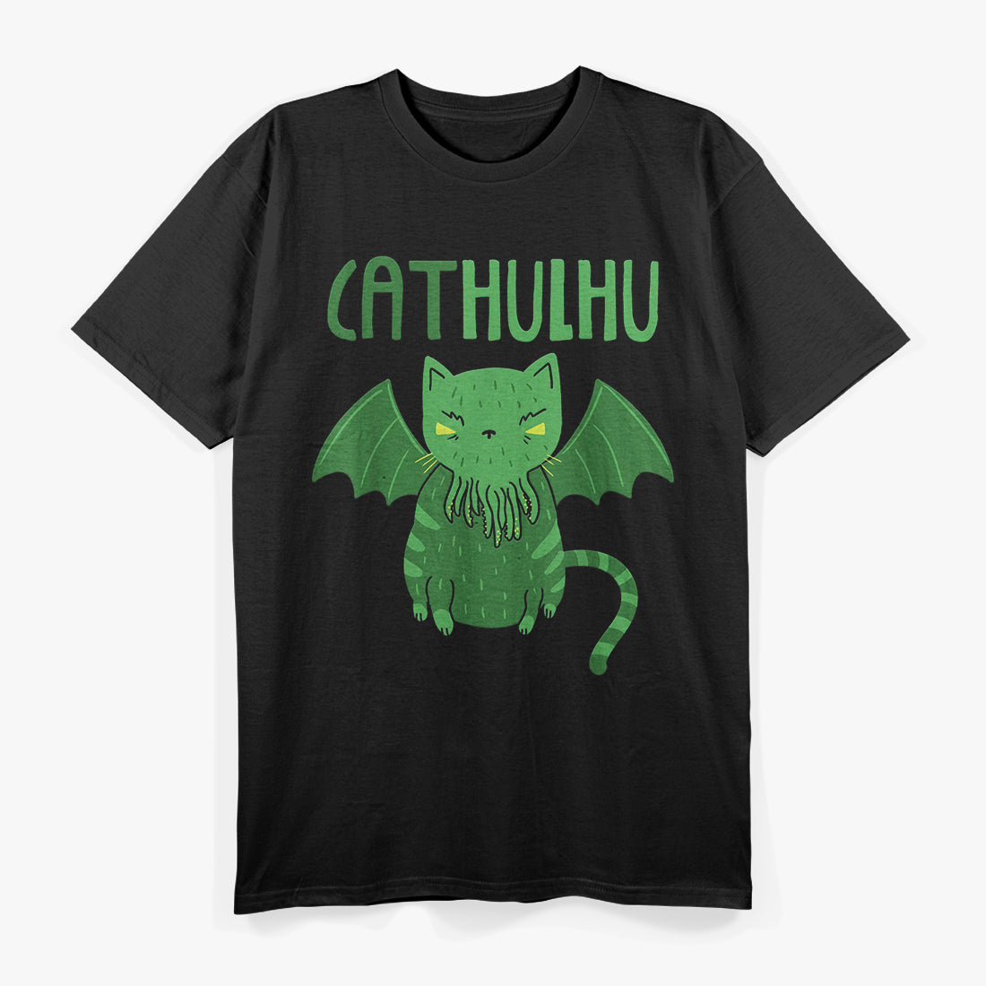 Cathulhu Cat Demon Octopus Monster T-Shirt