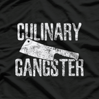 Chef Cook Cooking Culinary Gangster Vintage T-Shirt