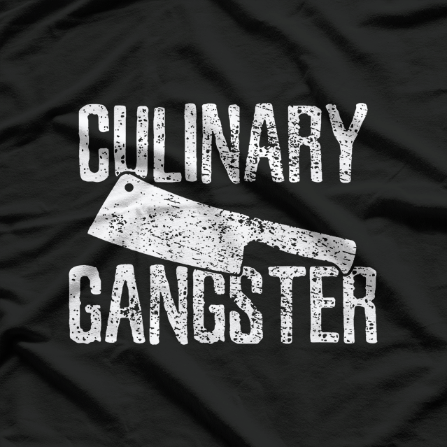 Chef Cook Cooking Culinary Gangster Vintage T-Shirt