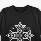 Christ The Son Of God Coptic Orthodox Cross With Jesus T-Shirt