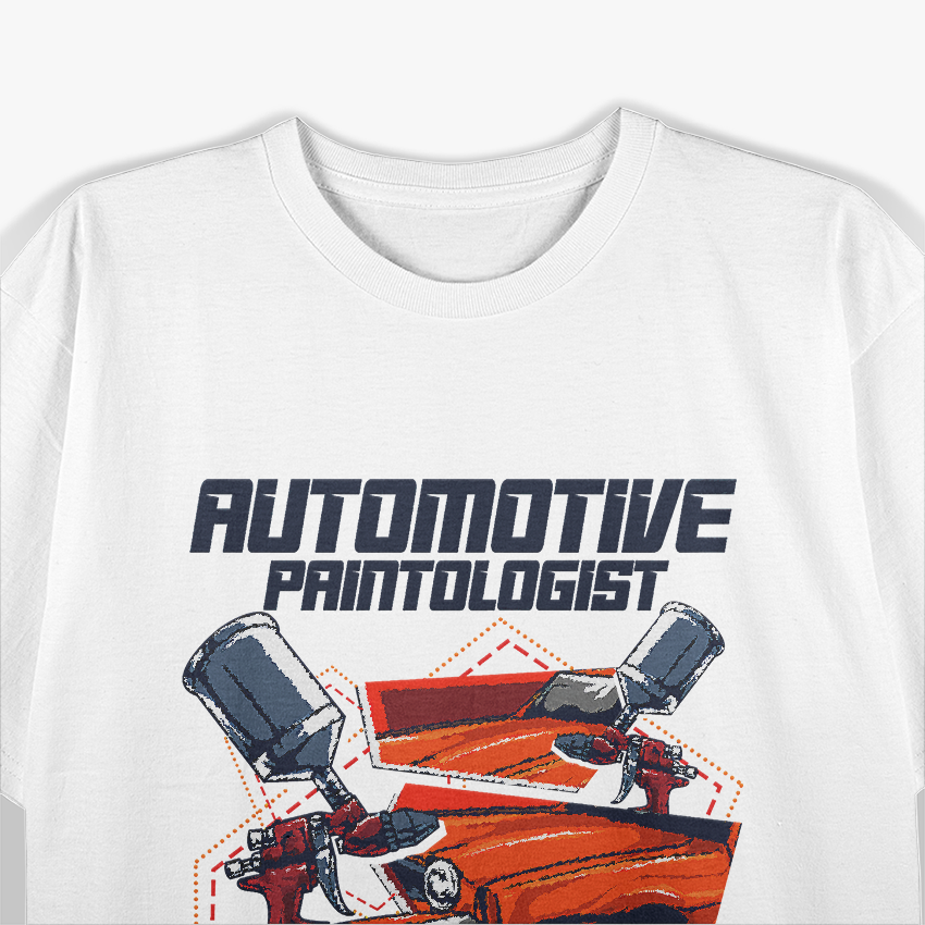 Funny Car Repair Painter Design T-Shirt