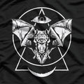Occult Bat Pastel Goth, Gothic Wicca Witchcraft, and Creepy Moon Aesthetic T-Shirt