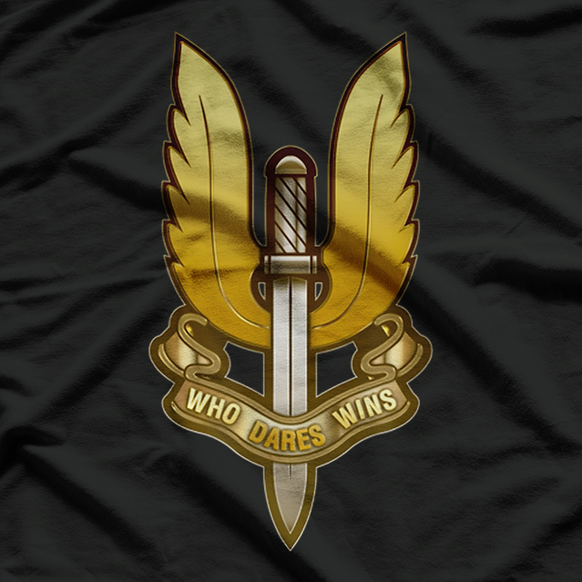SAS British Army Special Forces Vintage Emblem T-Shirt