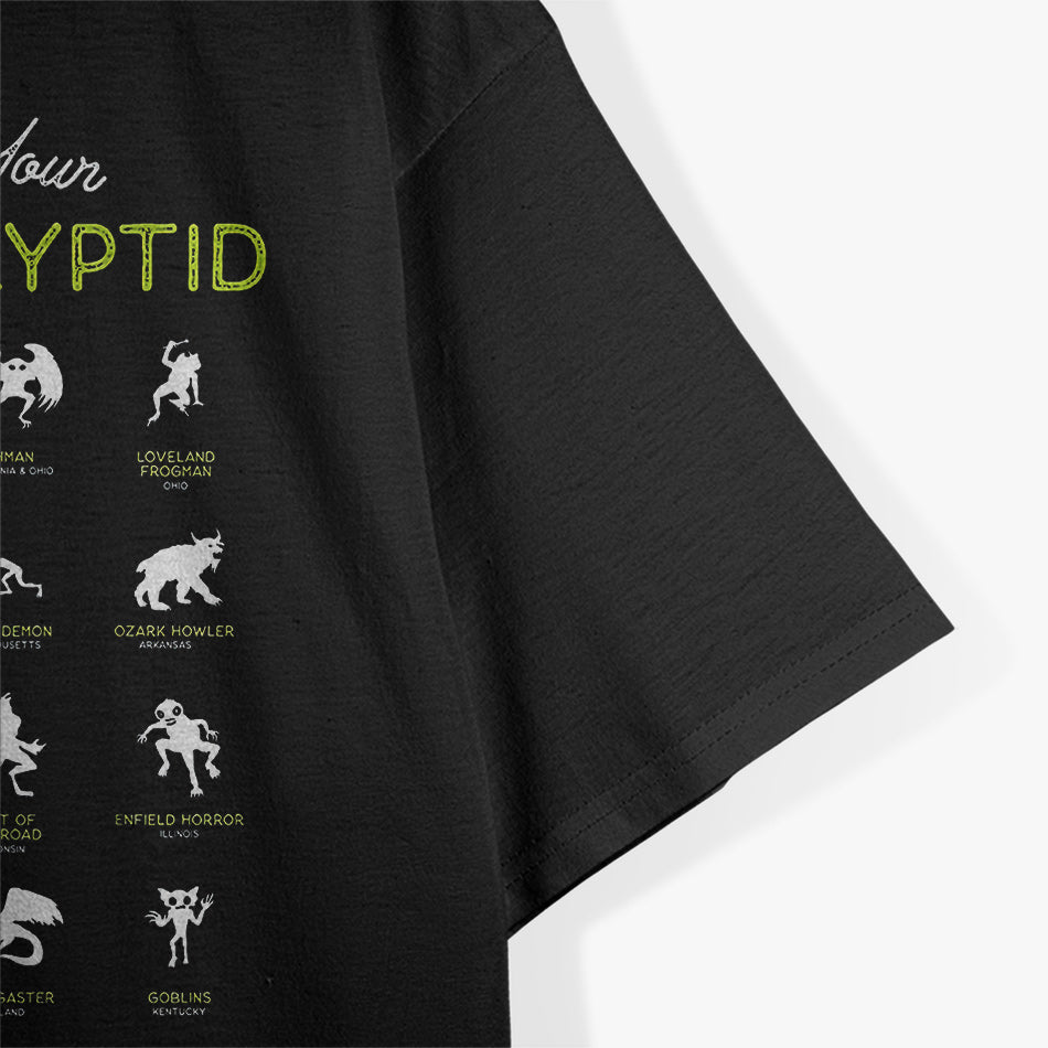 Support Your Local Cryptid Fortean Cryptozoology T-Shirt