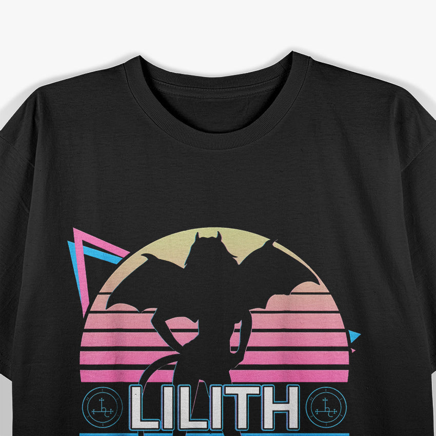 Lilith Sigil Enochian Occult Magic, Satanic She Demon Symbol T-Shirt