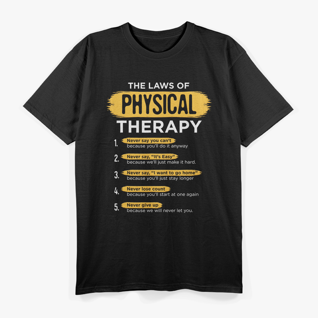 PT Physical Therapy Gift Therapist Month T-Shirt