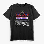 Retired Post Office Postal Worker Retirement T-Shirt