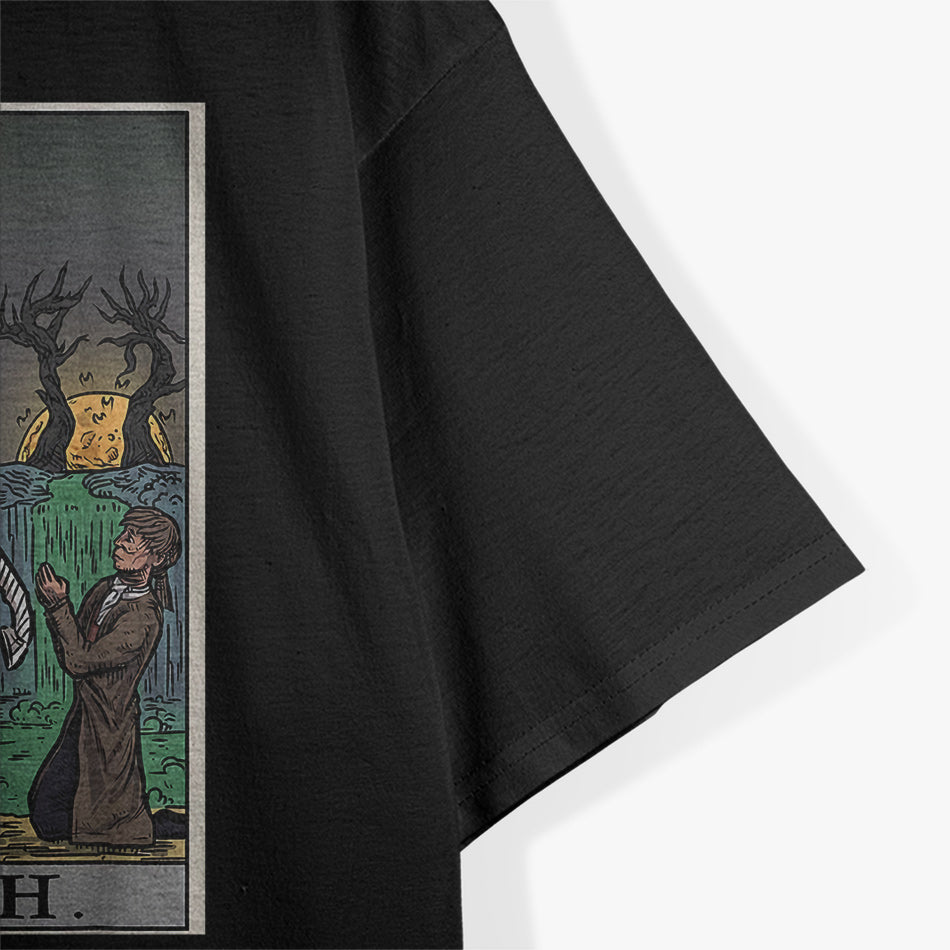 Death Tarot Card Headless Horseman - Spooky Gothic T-Shirt