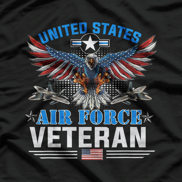 Veteran of the United States US Air Force Eagle USAF Veteran T-Shirt