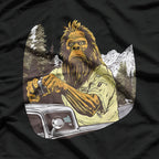 Funny Bigfoot Sasquatch Retro Outdoor Camping T-Shirt
