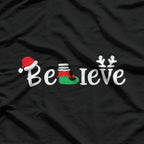 Believe Merry Christmas - A Heartwarming Holiday T-Shirt