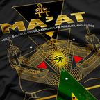 Ancient Egyptian Geometry Mystical Symbols of Knowledge T-Shirt