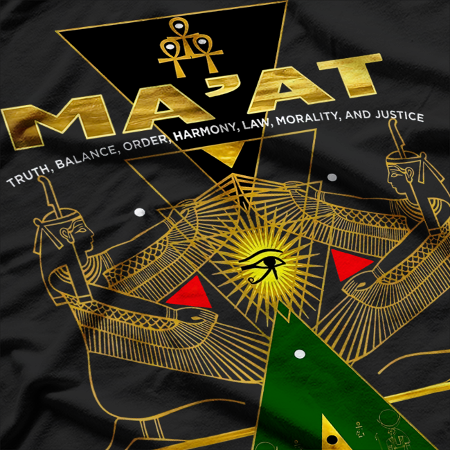 Ancient Egyptian Geometry Mystical Symbols of Knowledge T-Shirt
