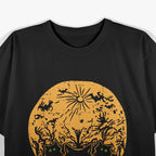 Black Cats Full Moon Halloween Animal T-Shirt