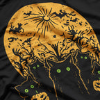 Black Cats Full Moon Halloween Animal T-Shirt