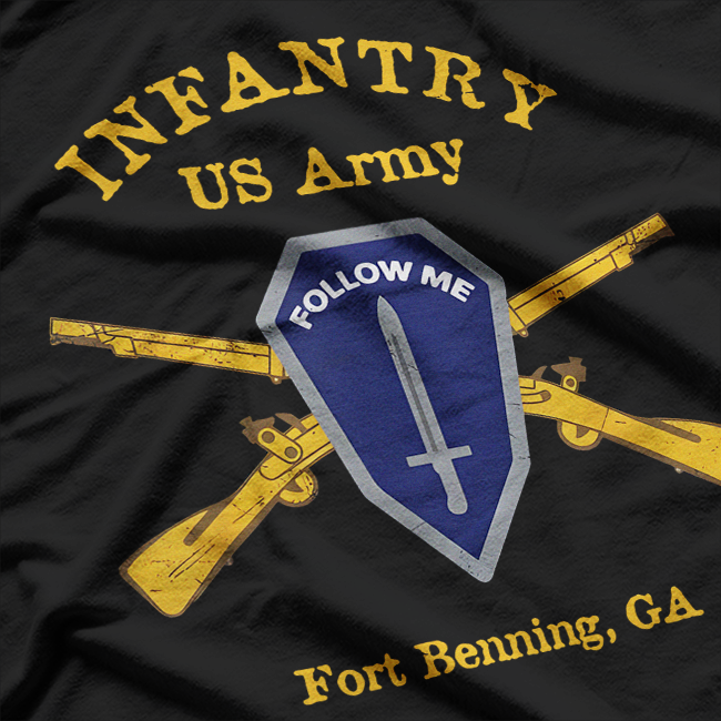 Infantry US Army Fort Benning GA T-Shirt