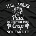 Mail Carrier Gift For Mailman Postman Postal Worker T-Shirt
