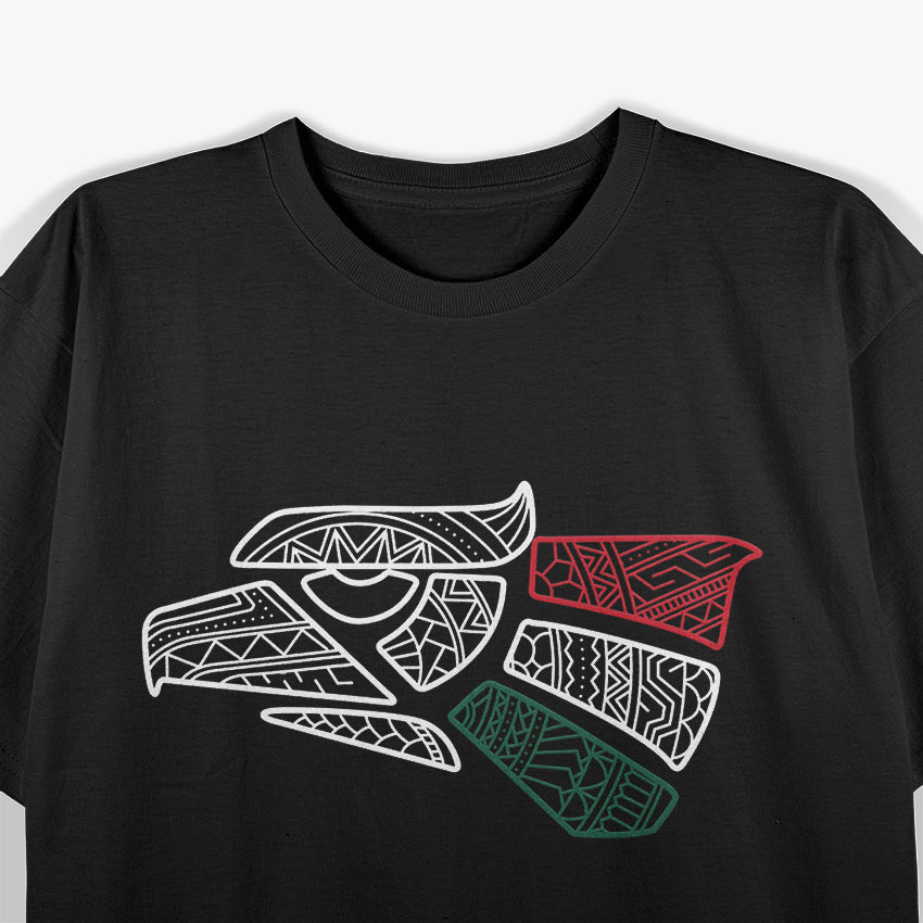 Mexican Eagle Aztec-Style Power and Heritage T-Shirt