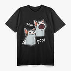 Popping Cat Meme T-Shirt