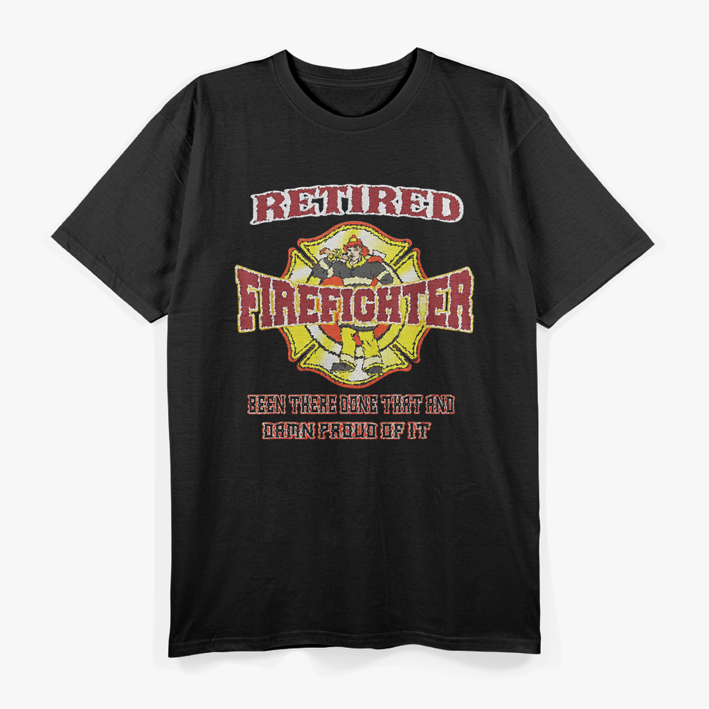 Retired Firefighter Gift For Fireman Fire Fighter T-Shirt
