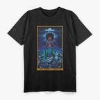The Goddess Yemaya Temperance Tarot Card - Wicca & African Witch Symbolism T-Shirt