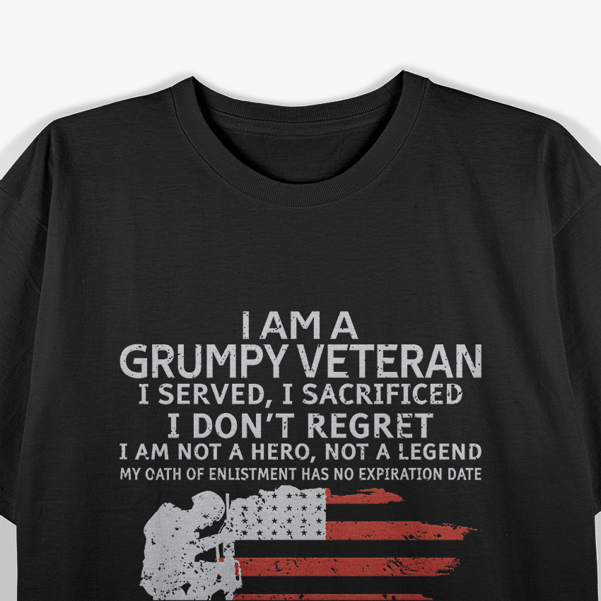 Veteran Grumpy Old Man T-Shirt