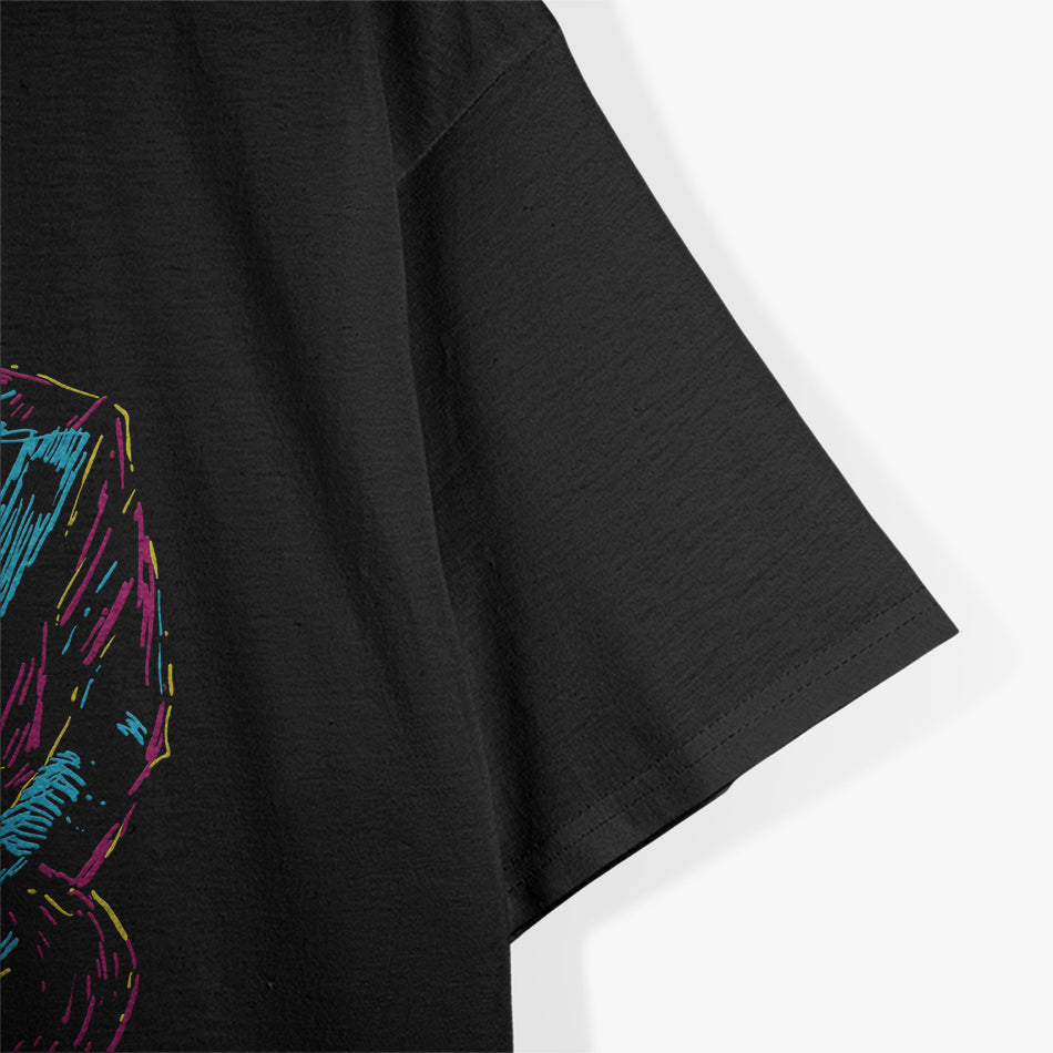 Abstract Art Music Bass Player T-Shirt